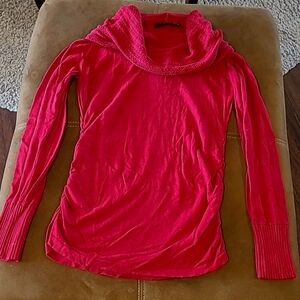 Red soft lightweight sweater